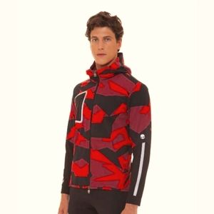 Top & Sky Kids Red & Navy Blue Water proof Jacket w/ 🧭 Compass